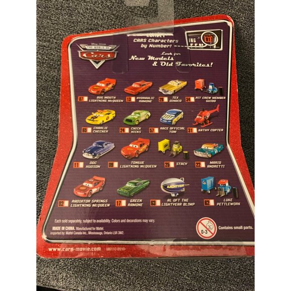 Disney Pixar Cars "Stacy" Die-Cast Toy Vehicle 3+ Mattel 2008 New Collectible - Picture 8 of 11